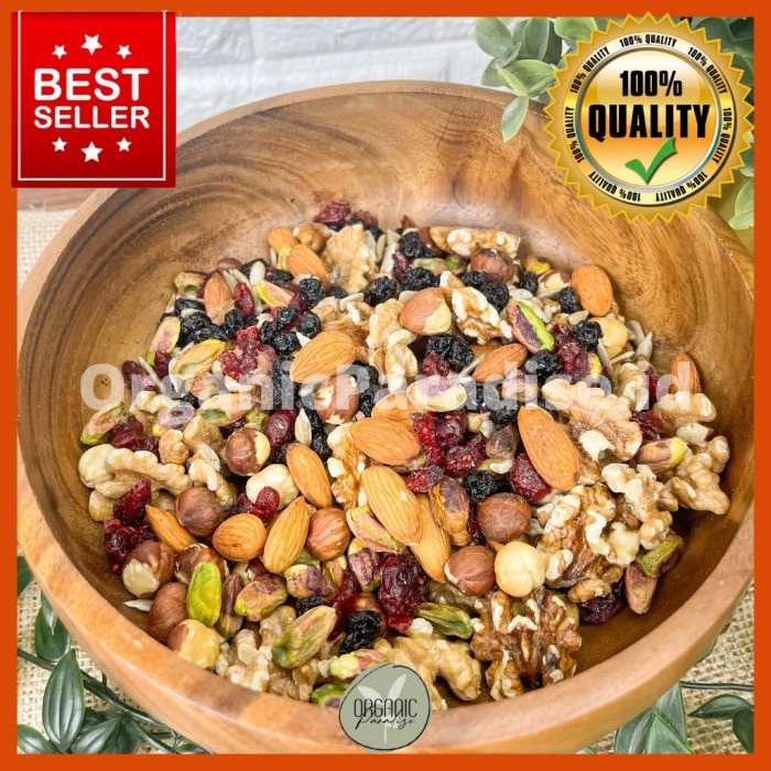 

Trail Mix / Mix Nuts / Kacang Campur 100 gram JOY BLEND