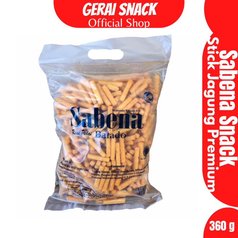 Sabena Snack 1 BAG Aneka Rasa Kemasan Jumbo Cemilan Stick Jagung 360g