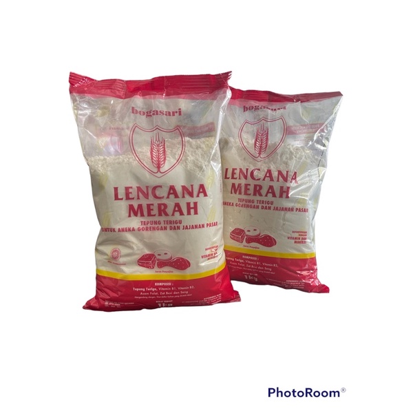 

Bogasari Lencana Merah - Tepung Terigu Kemasan - 1kg - PER PCS