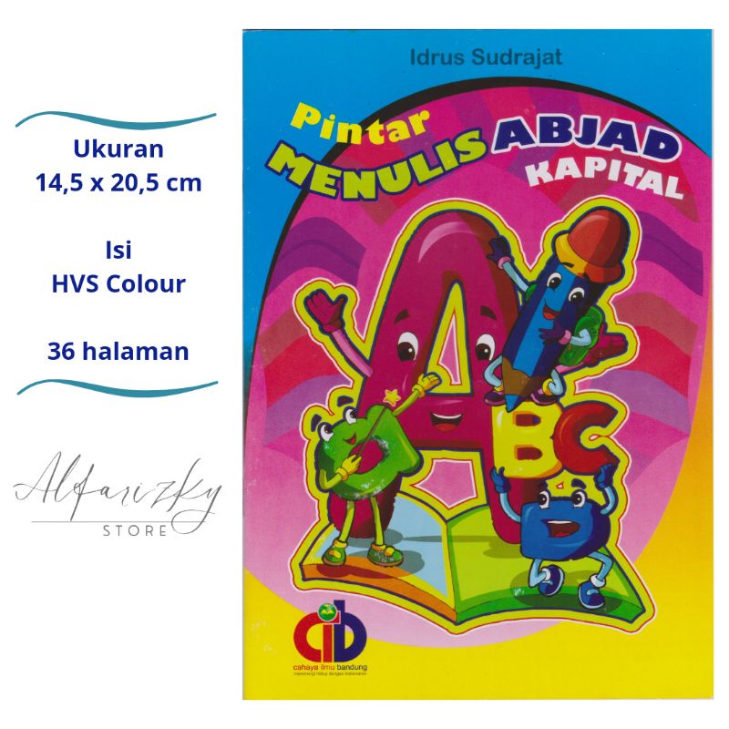 Buku Anak - Pintar Menulis Abjad Kapital