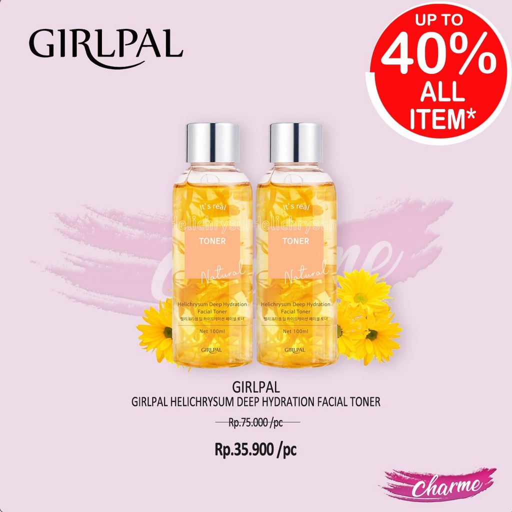 (READY) GIRLPAL Helichrysum Deep Hydration Facial Toner