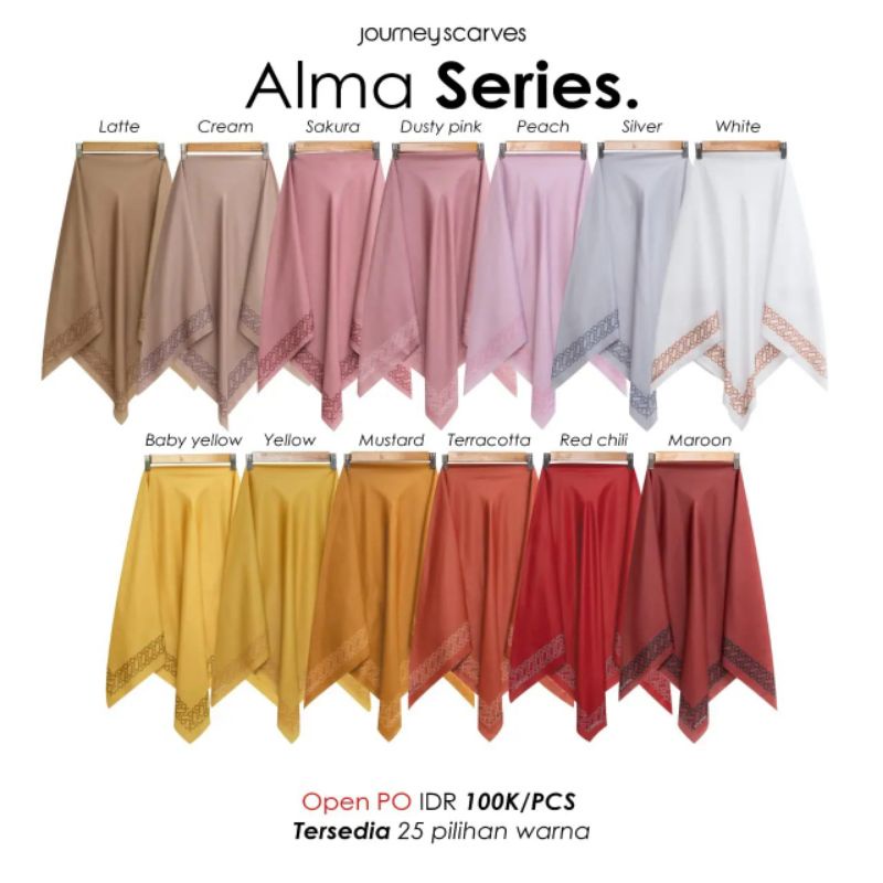 Hijab Alma Series by Journey Scarves