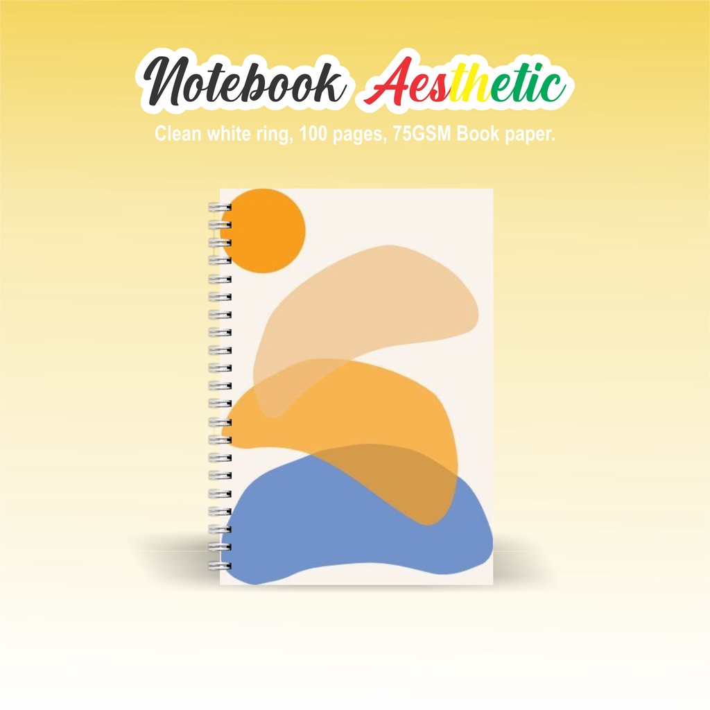 

Notebook Aesthetic BOOKPAPER GRID/KOTAK2#DOTTED/TITIK2#BLANK/POLOS#GARIS/LINE