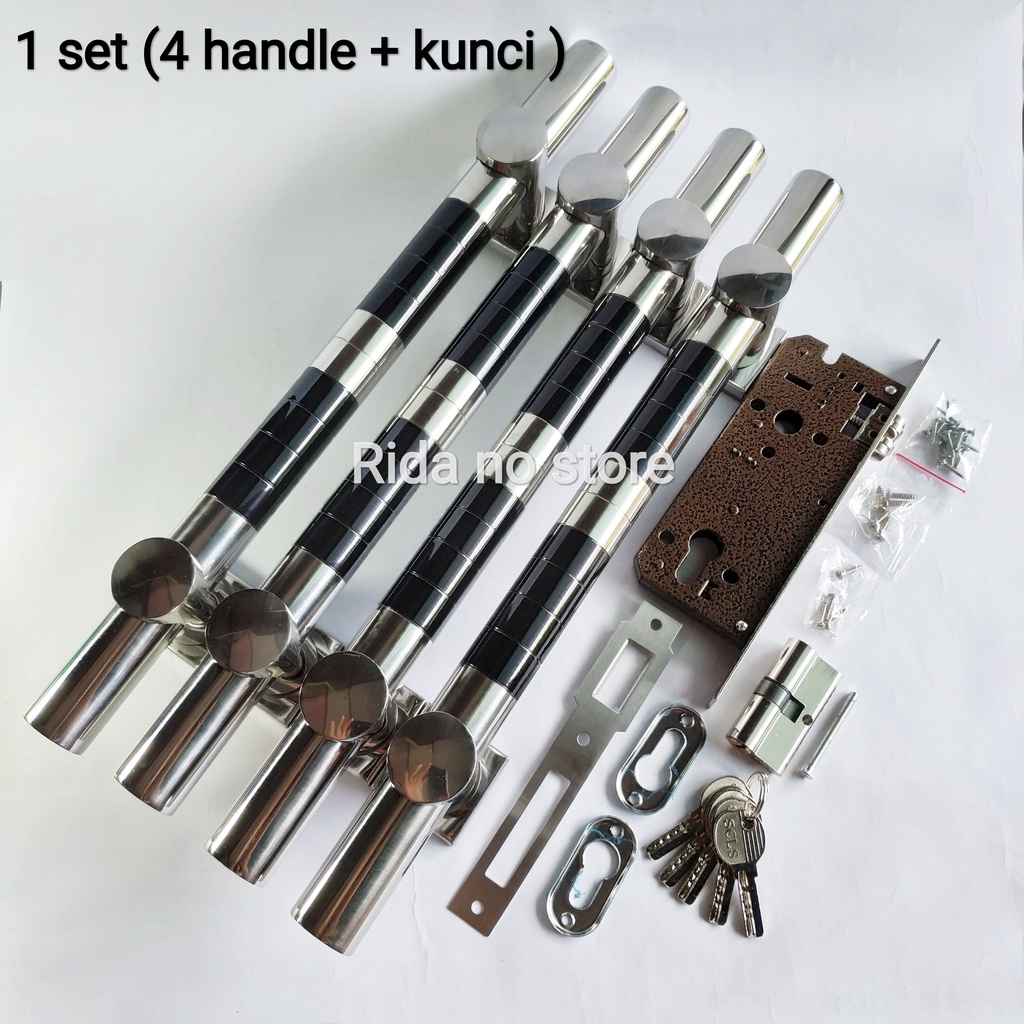 Kunci Pintu Set tarikan pintu rumah kunci pintu rumah gagang pintu-100% ORI REAL PICT