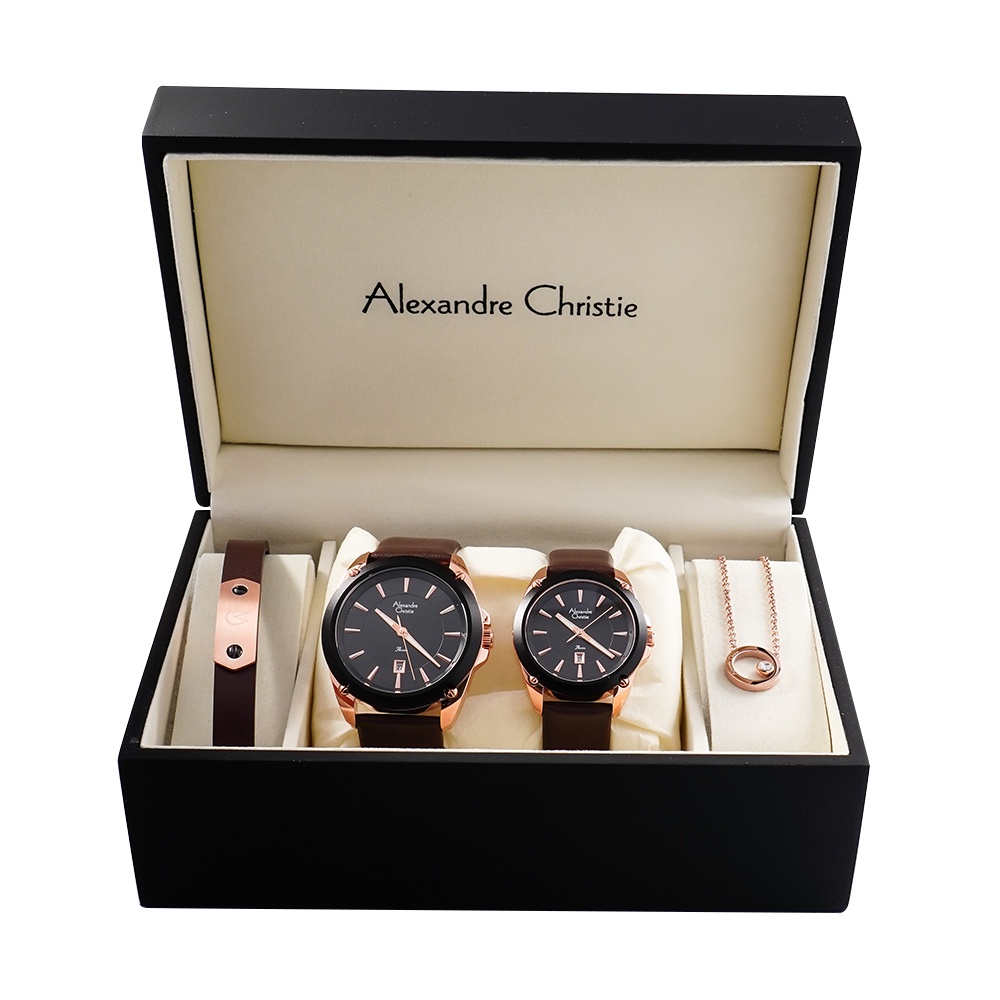 Jam Tangan Alexandre Christie AC 8667 M/LDLBRBA Couple