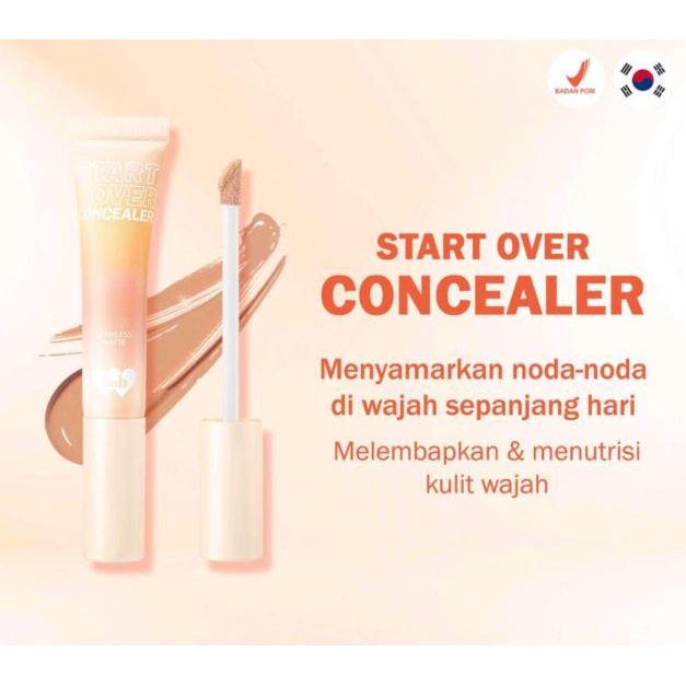 ☘️Yuri Kosmetik☘️Barenbliss Korean Bloomatte Start-Over Concealer [Full Converage]