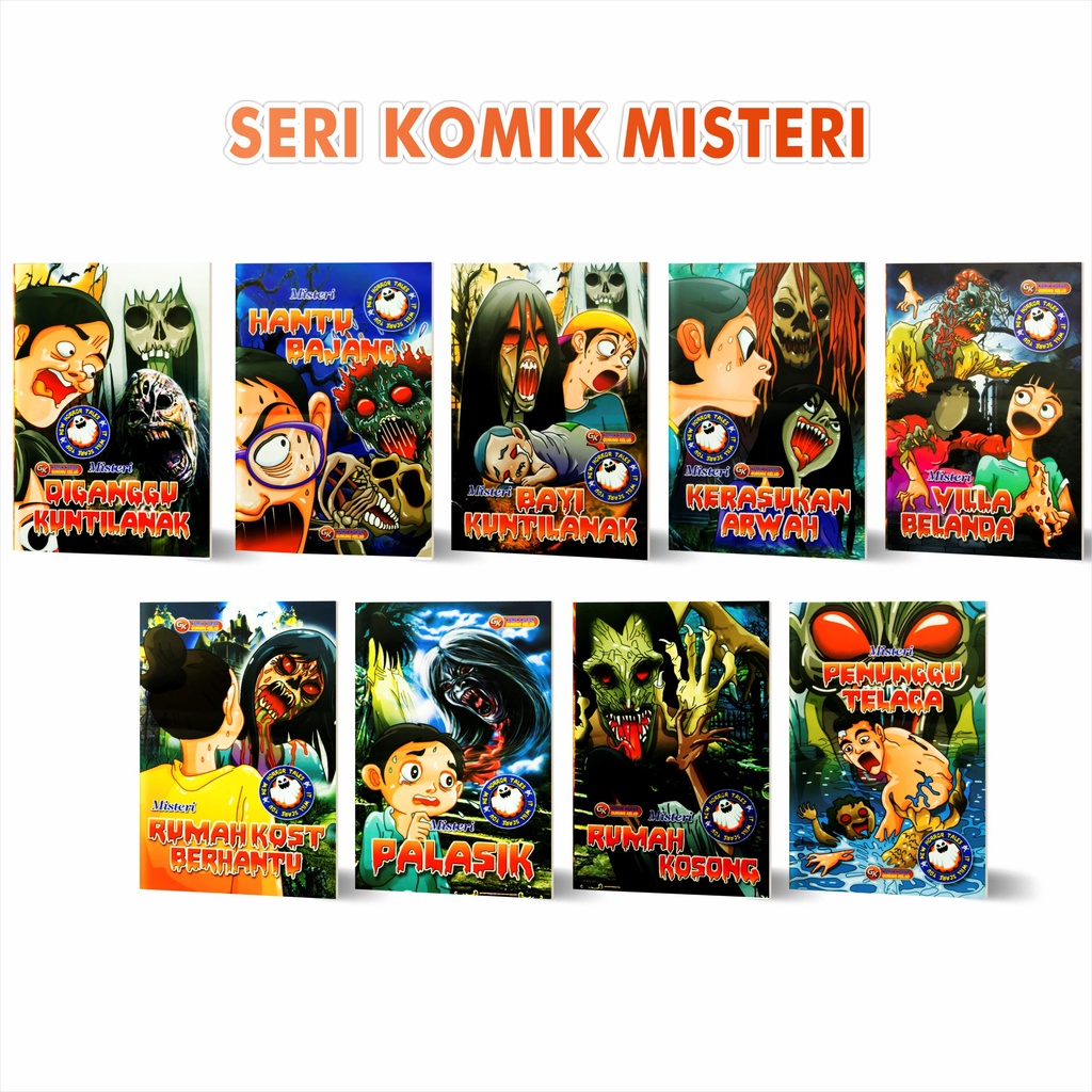 Jual Buku Komik Horor Berwarna Rumah Kosong Rumah Kos Berhantu