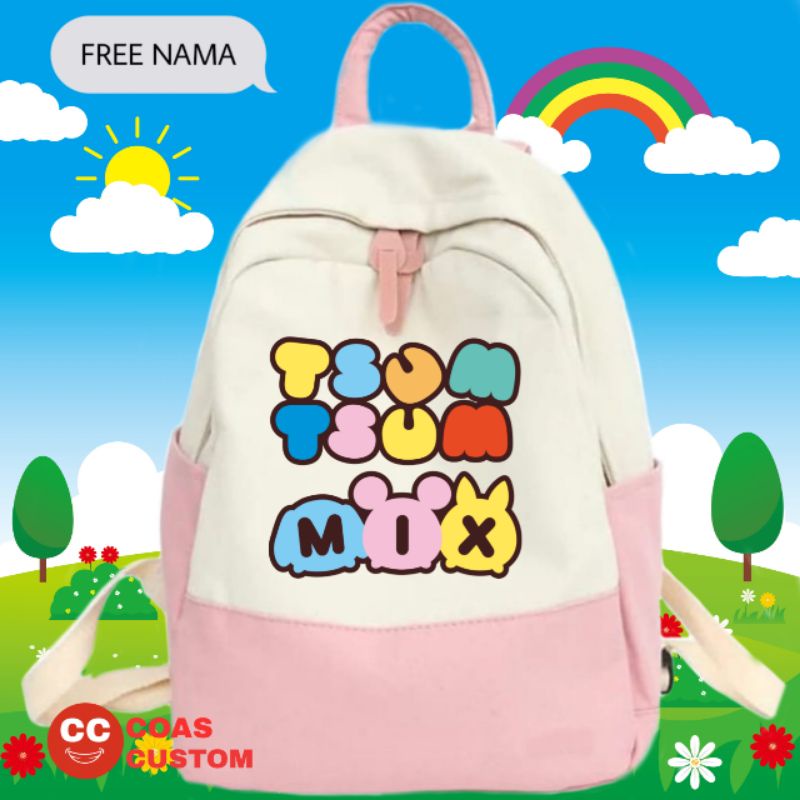 TAS RANSEL TSUM TSUM DISNEY TAS ANAK SEKOLAH