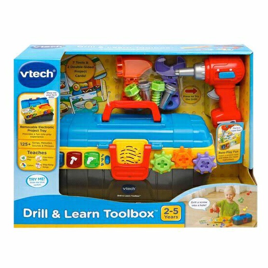 VTECH DRILL & LEARN TOOLBOX BOY TOOL SET