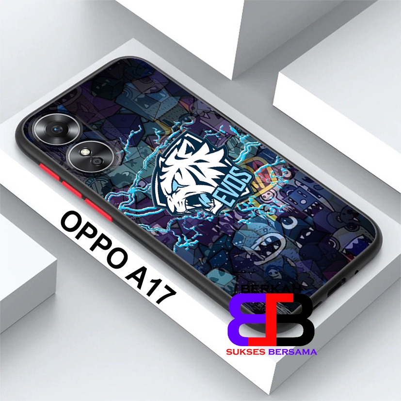 Soft Case 4D OPPO A17 - Casing 4D OPPO A17 Terbaru Berkah Sukses [ EVOS ] Silikon Hp OPPO A17 - Case
