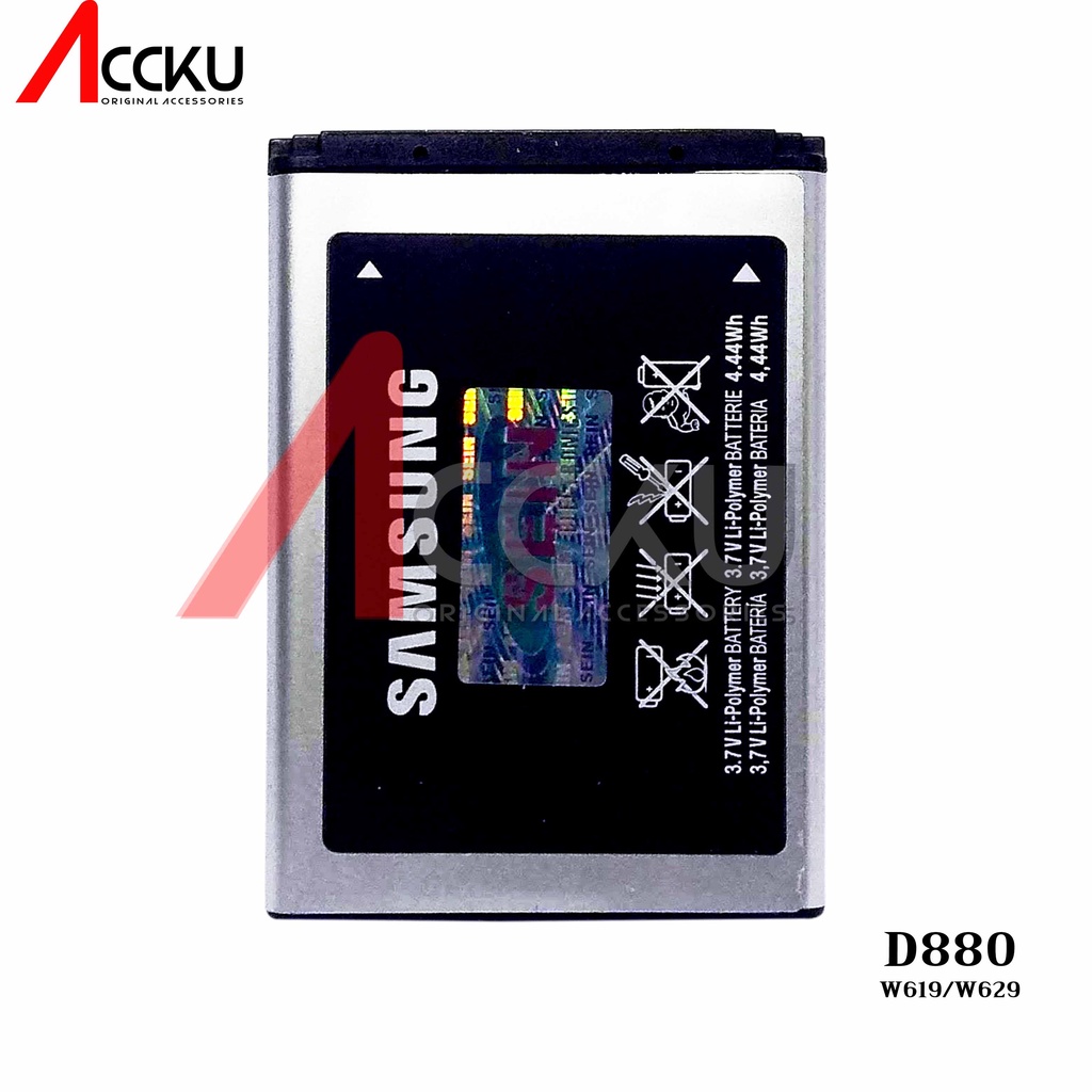 D880 - W619 - W629 - AB553850DUD880 100%Baterai Samsung GalaxyD880 - W619 - W629 - AB553850DUBatre Baterai BatterySamsung GalaxyD880