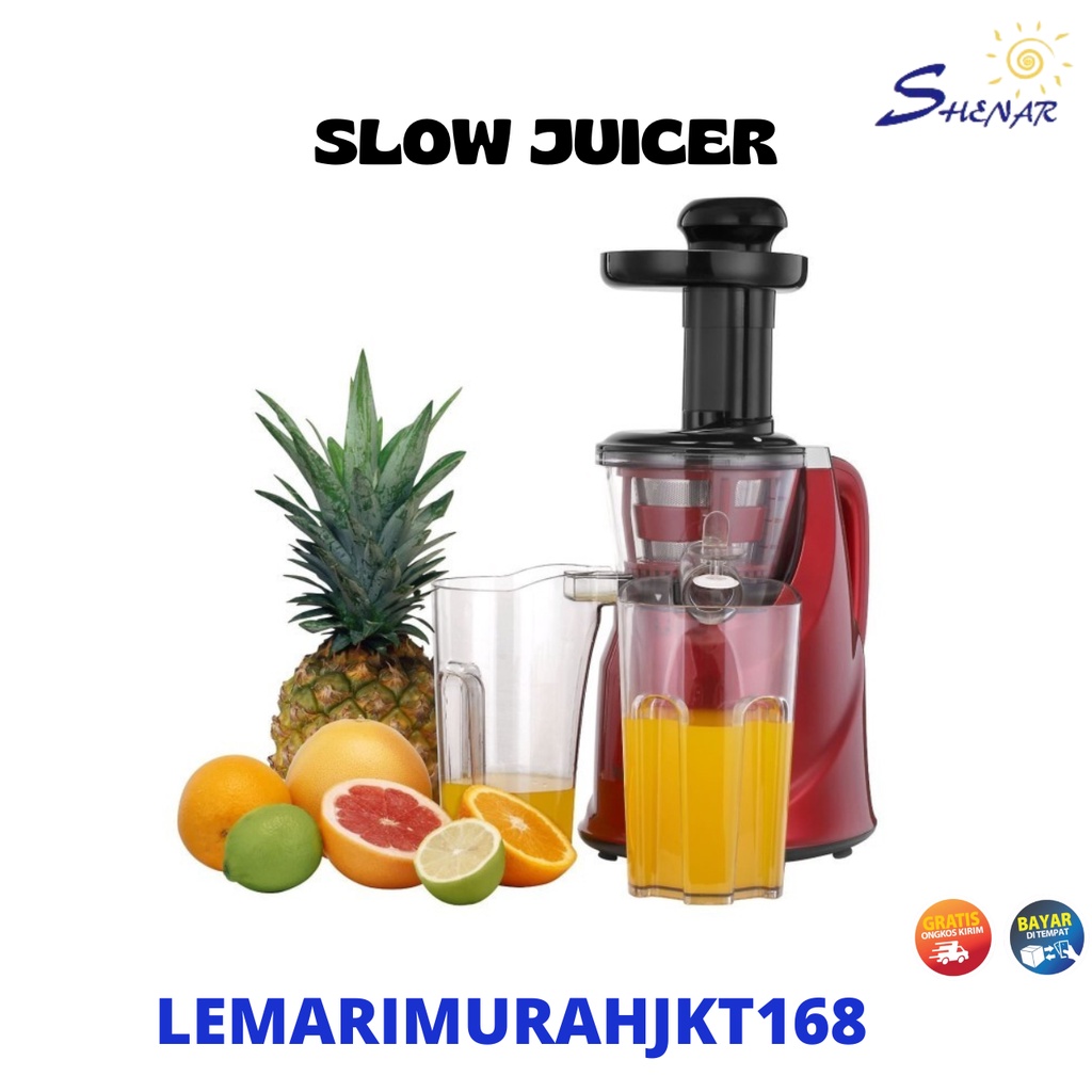 Slow Juicer Buah Sayur Juicer Buah Saringan Terpisah Juicer Blender Buah