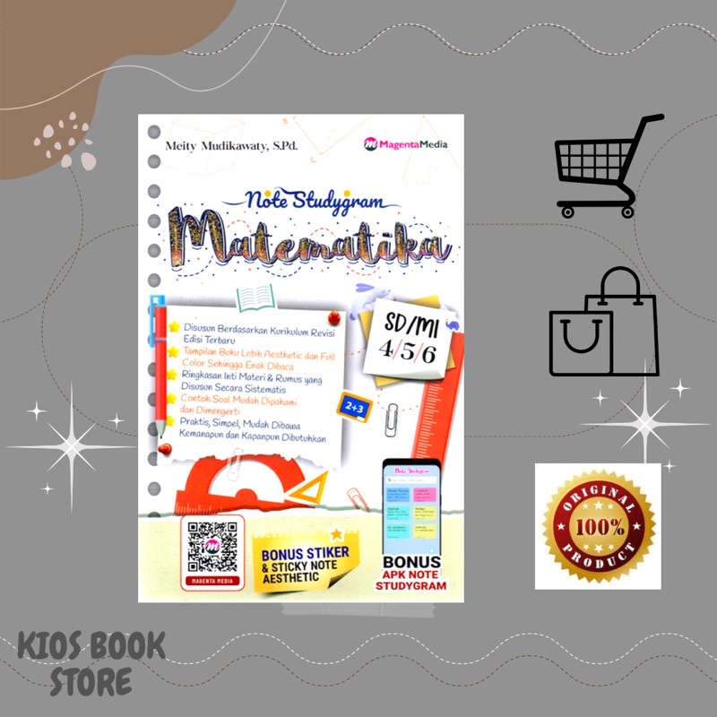 NOTE STUDYGRAM MATEMATIKA SD/MI KELAS 4,5,6