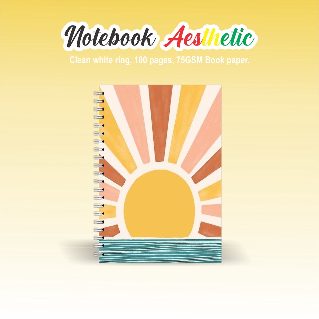 

Notebook Aesthetic BOOKPAPER GRID/KOTAK2#DOTTED/TITIK2#BLANK/POLOS#GARIS/LINE