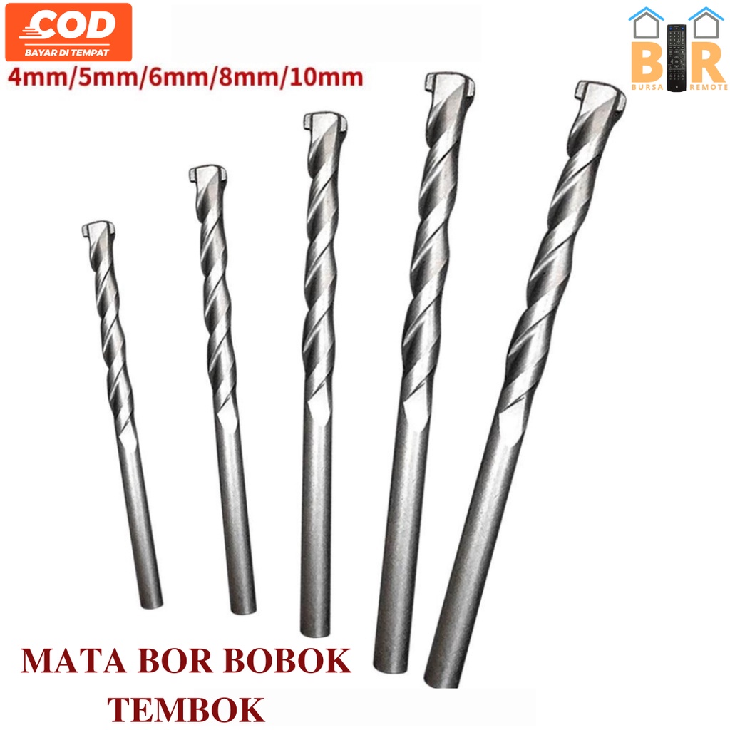 Mata Bor Bobok Masonry Tembok Bit 5 - 12 MM 5 MM 6 MM 8 MM 10 MM 12 MM