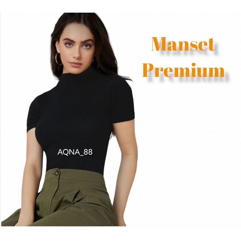 Manset Lengan Pendek | Manset Baju Lengan Pendek | Manset Hitam Pendek Premium