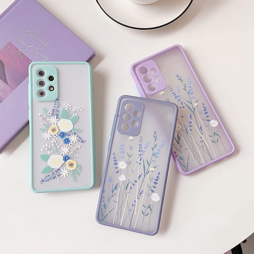 PRINTING HYBRID Flower 3 case samsung a52s a03s a20s a22 a01 core a02s a10 a10s a11 a12 a20 a30 a21s a31 a32 4g a50 a50s a30sa51 a52 a71 a72 j2 j7 prime m30s m21 m31 m51