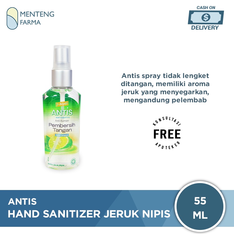 Antis Hand Sanitizer Spray 55 ML