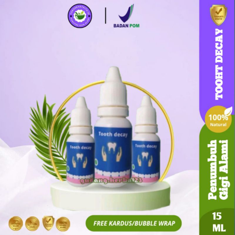 TERMURAH TOOTH DECAY ( PENUMBUH GIGI OMPONG DAN GIGI BERLUBANG )