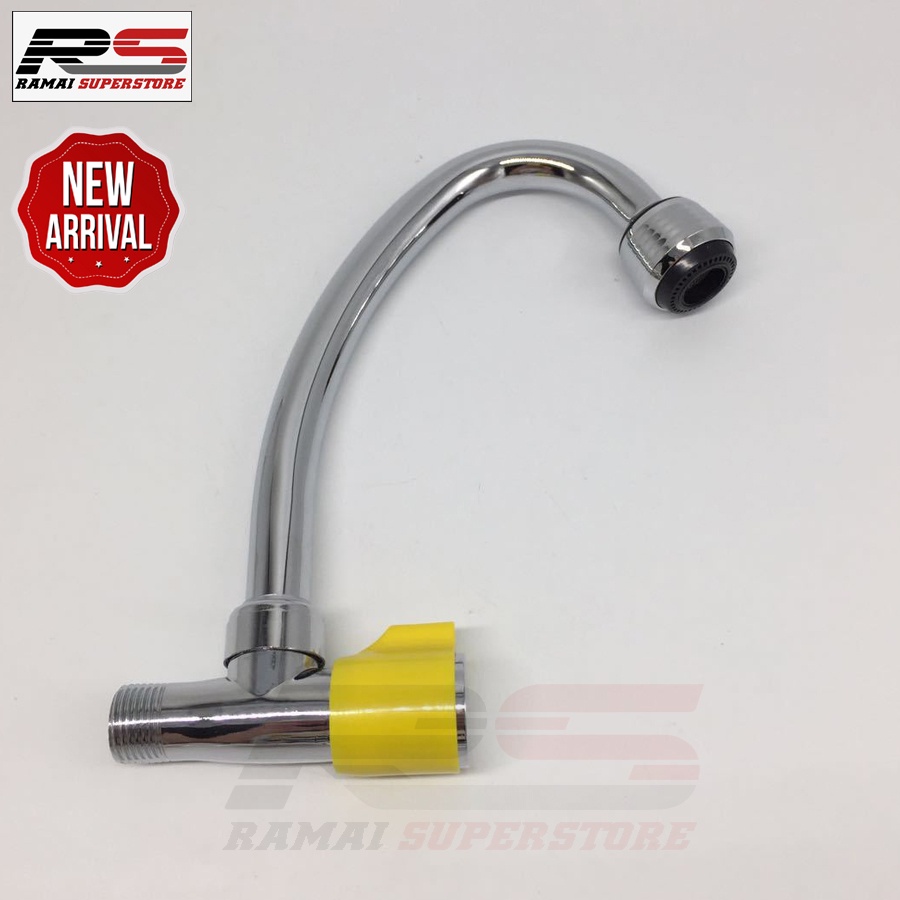 Keran Dapur Kran Cuci Piring Sink Stainless Minimalis