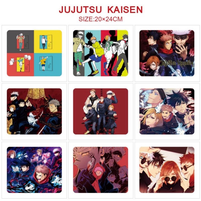 [COD] Mouse Pad Gaming Komputer Jujutsu Kaisen 20x24 cm high quality print anti slip