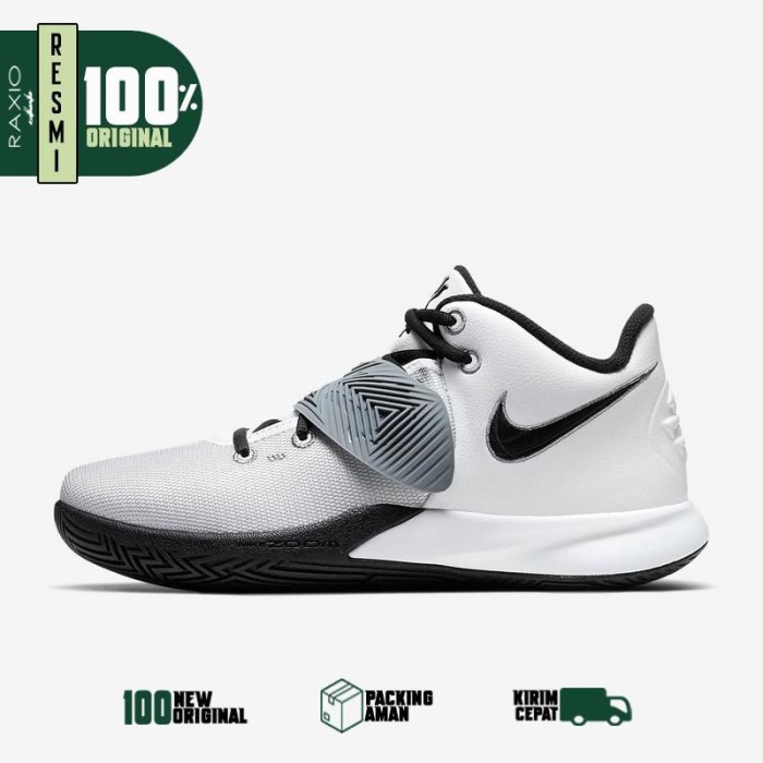 Sepatu Sneakers Nike Kyrie III 3 EP White Black Original Murah