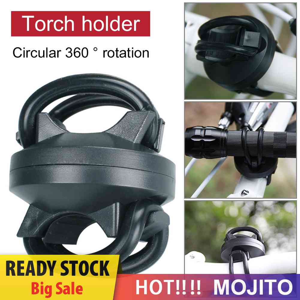 Bracket Holder Senter LED Dapat Berputar 360 Derajat Untuk Sepeda