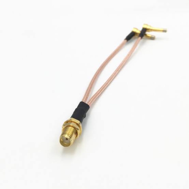 Dual Pigtail BOLT ZTE MF90 ke SMA female Panjang 15CM