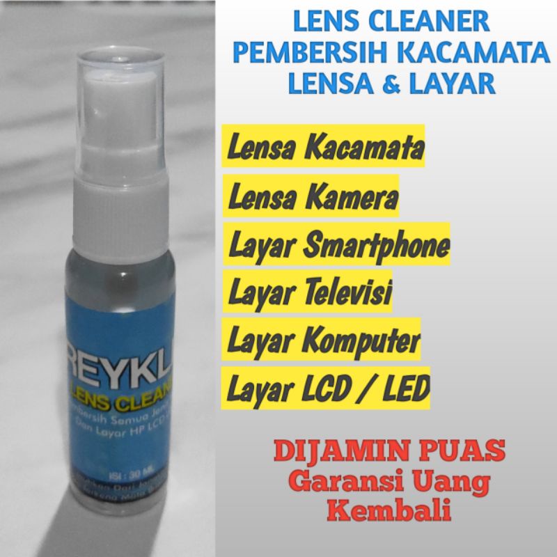 CAIRAN PEMBERSIH KACAMATA LENSA LAYAR HP TABLET LAPTOP TV LCD LED LENS CLEANER