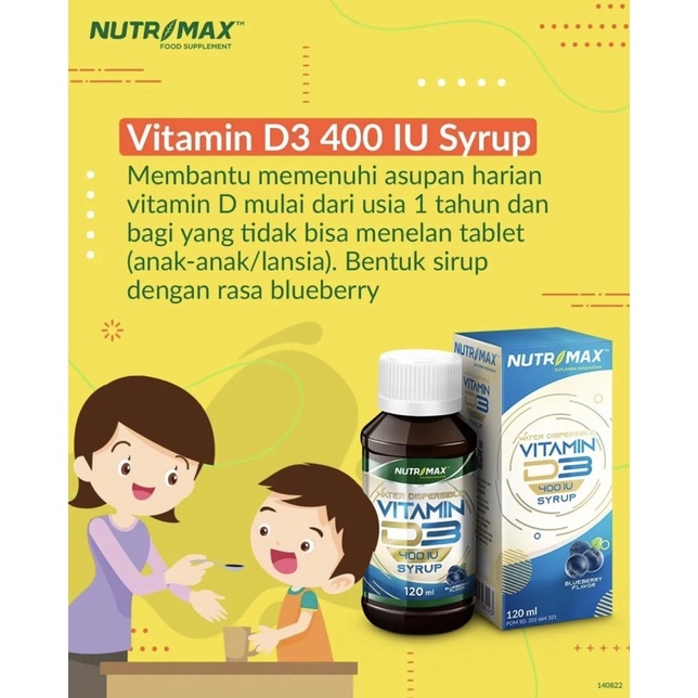 Nutrimax D3 400IU Syrup