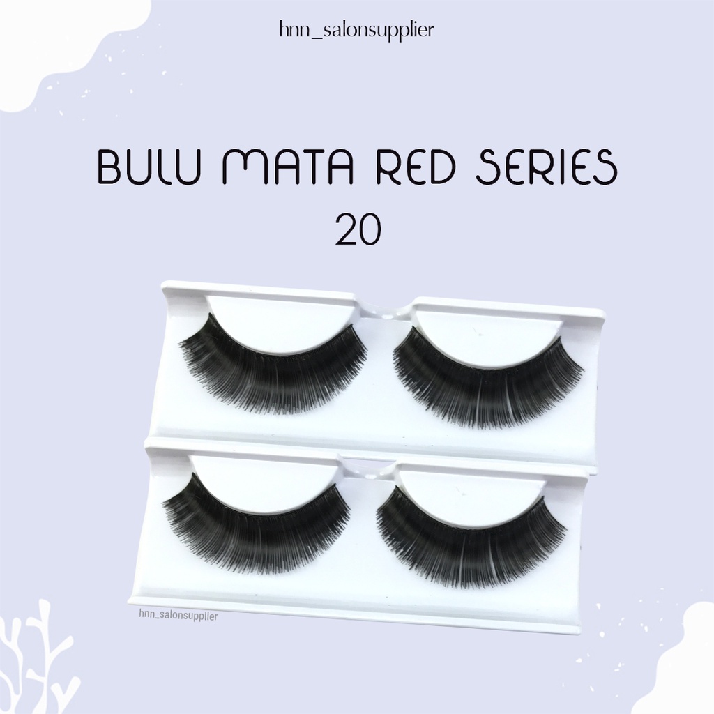 20 Bulu Mata Palsu Handmade Fake Eyelash Eye Lashes Lash Artifivial Belle Eyelashes