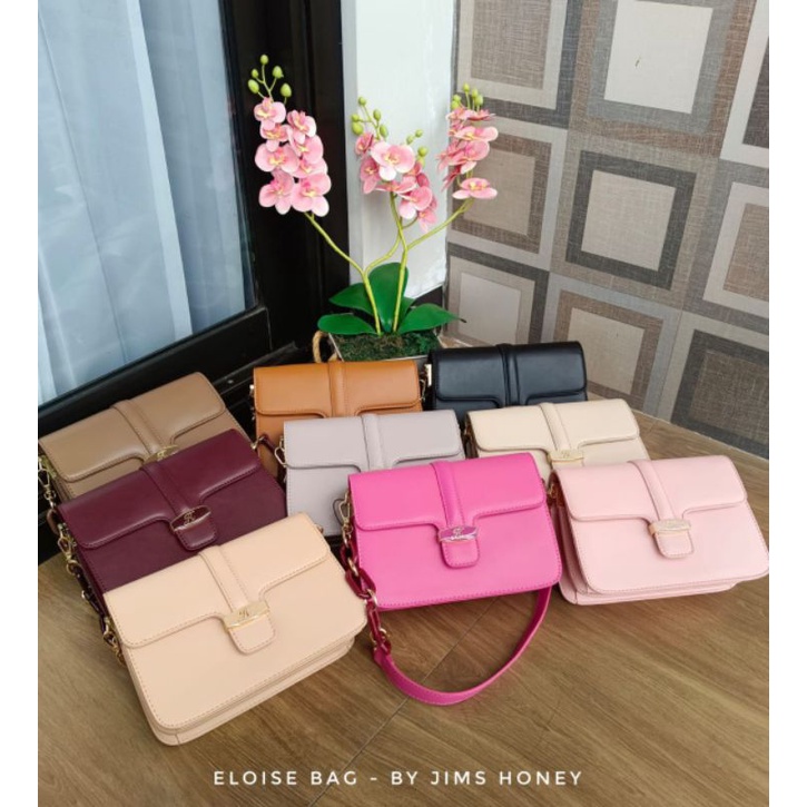 ELOISE ❤️ GRATIS BOX ❤️ BAG JIMSHONEY ORIGINAL TAS SLEMPANG IMPORT