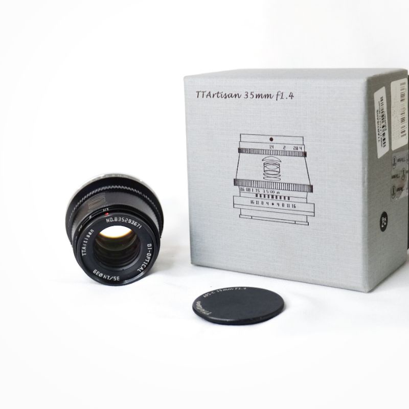 Lensa Fix TTartisan 35mm F1.4 untuk Fujifilm XA3 XA5 XT10 XT100 XT20 FX Mount Manual Lens (Like New)
