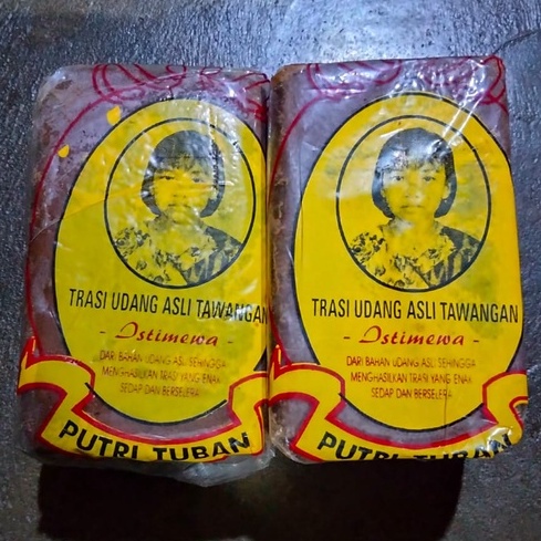 

Terasi Udang Asli Tuban cap Putri Tuban 1kg Trasi Udang Tuban Original Dijamin Enakk