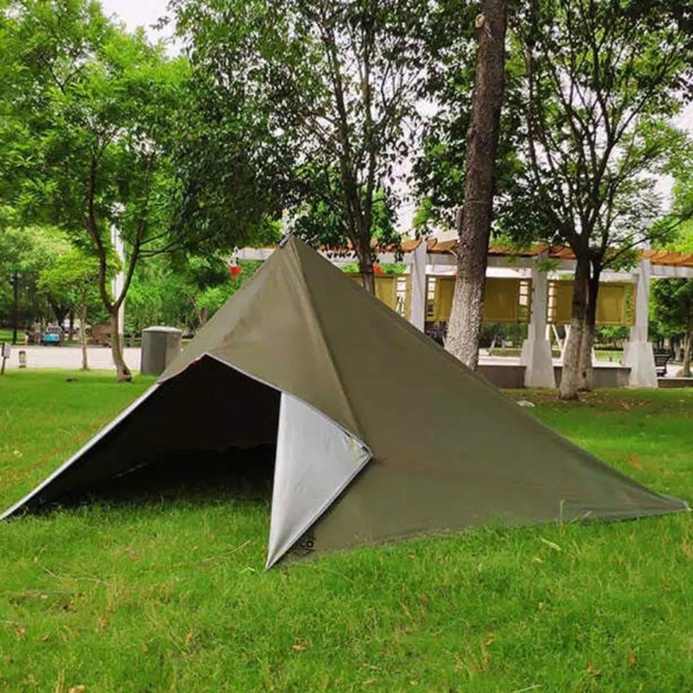 Flysheet 3x4 DS adventure traptend flyshet 4x3m tutup tenda pelindung tenda atap tenda 19 lop "PBM.3