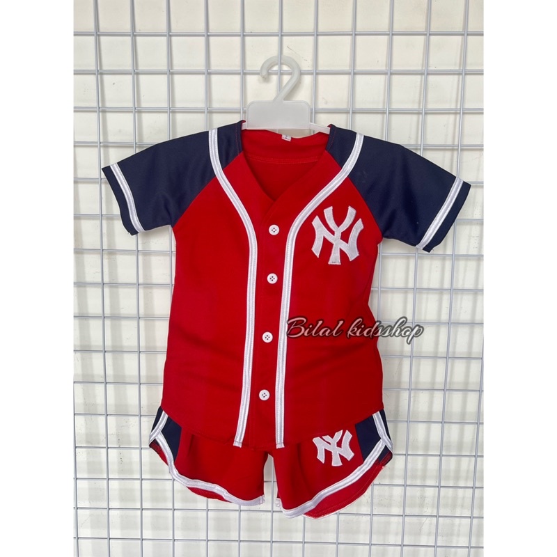 STELAN BAJU JERSEY ANAK/SET BASEBALL UNISEX