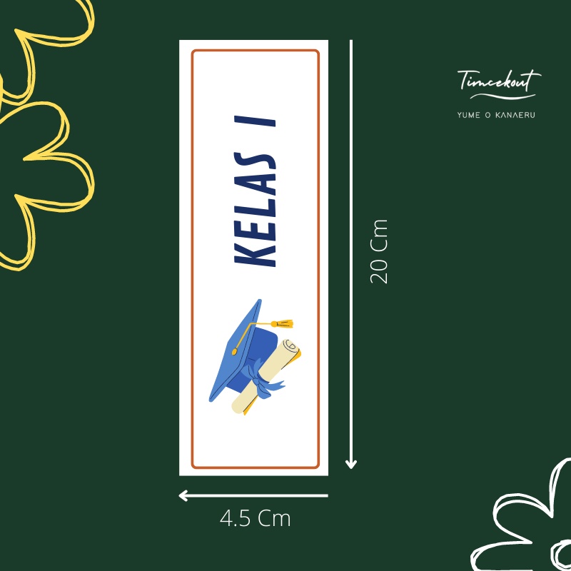 

STIKER CLASS PENANDA KELAS WATERPROOF