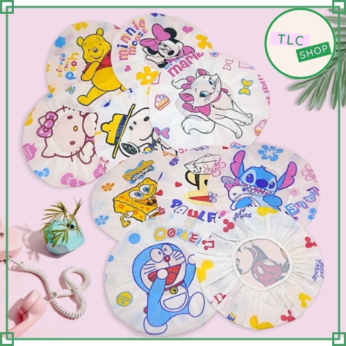 Shower Cap Karakter / Shower Cap Tebal / Shower Cap Murah / Penutup Kepala Mandi