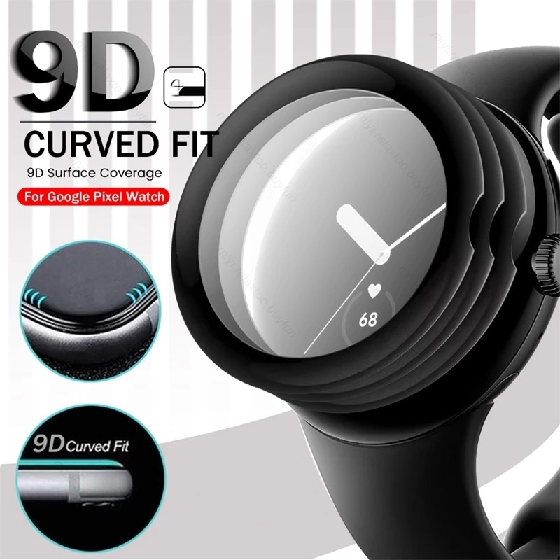 Pelindung Layar Smartwatch Full Curved HD Flexible Anti Gores / Ledakan Untuk Google Pixel