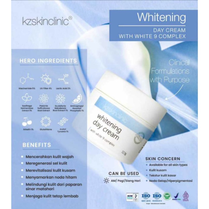 SKIN CLINIC WHITENING DAILY/SUNSCREEN PAGI