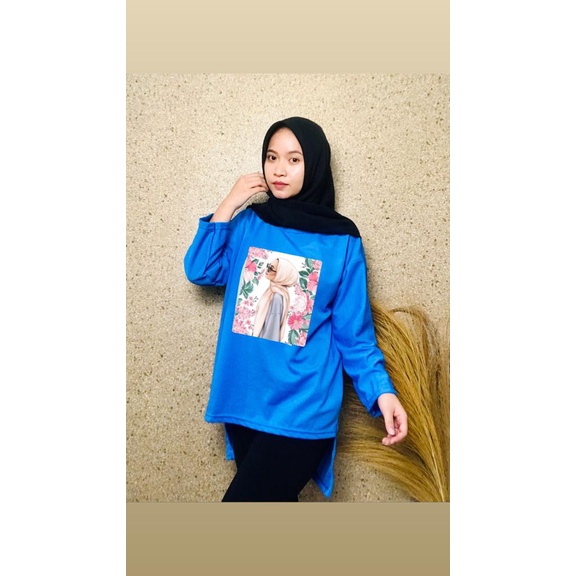 FC - TUNIK BASIC OVERSIZE WANITA HIJAB'S VARIASI 0150 DTF