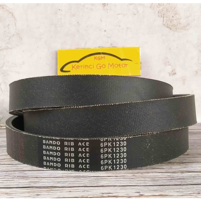 BANDO VAN BELT 6PK 1230 RIB BELT TALI KIPAS 6PK-1230 FAN BELT ALUR