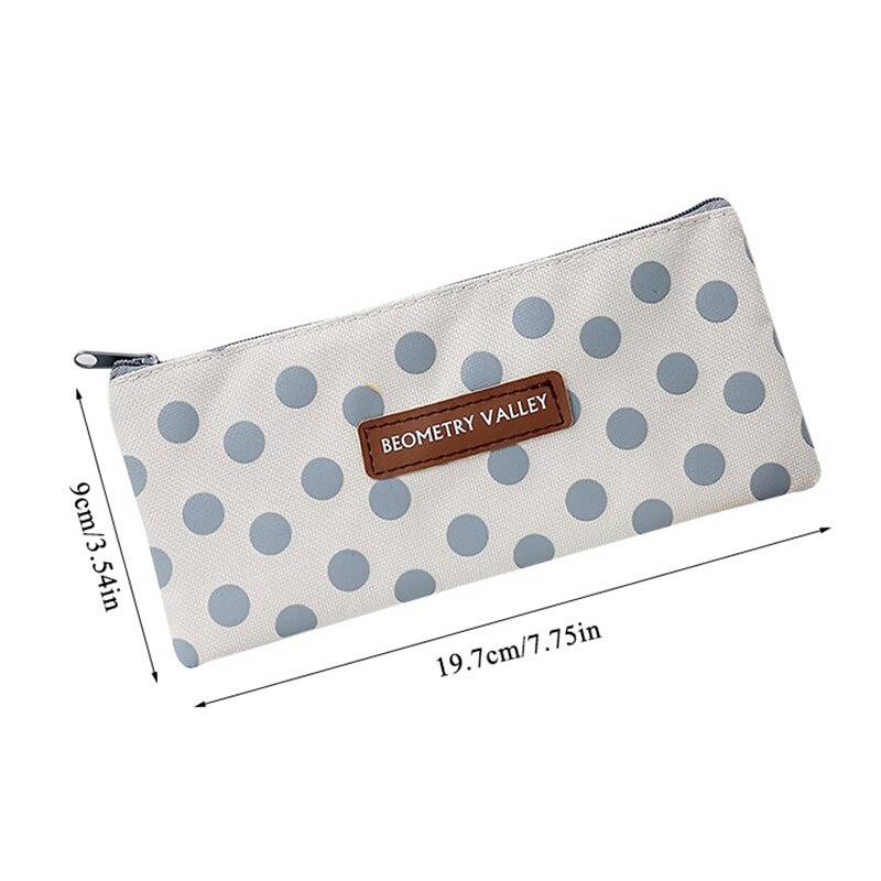 Tempat Pensil/ Pouch Pulpen Kain Motif Geometry Valley Karakter Serbaguna/ MIKHAMART