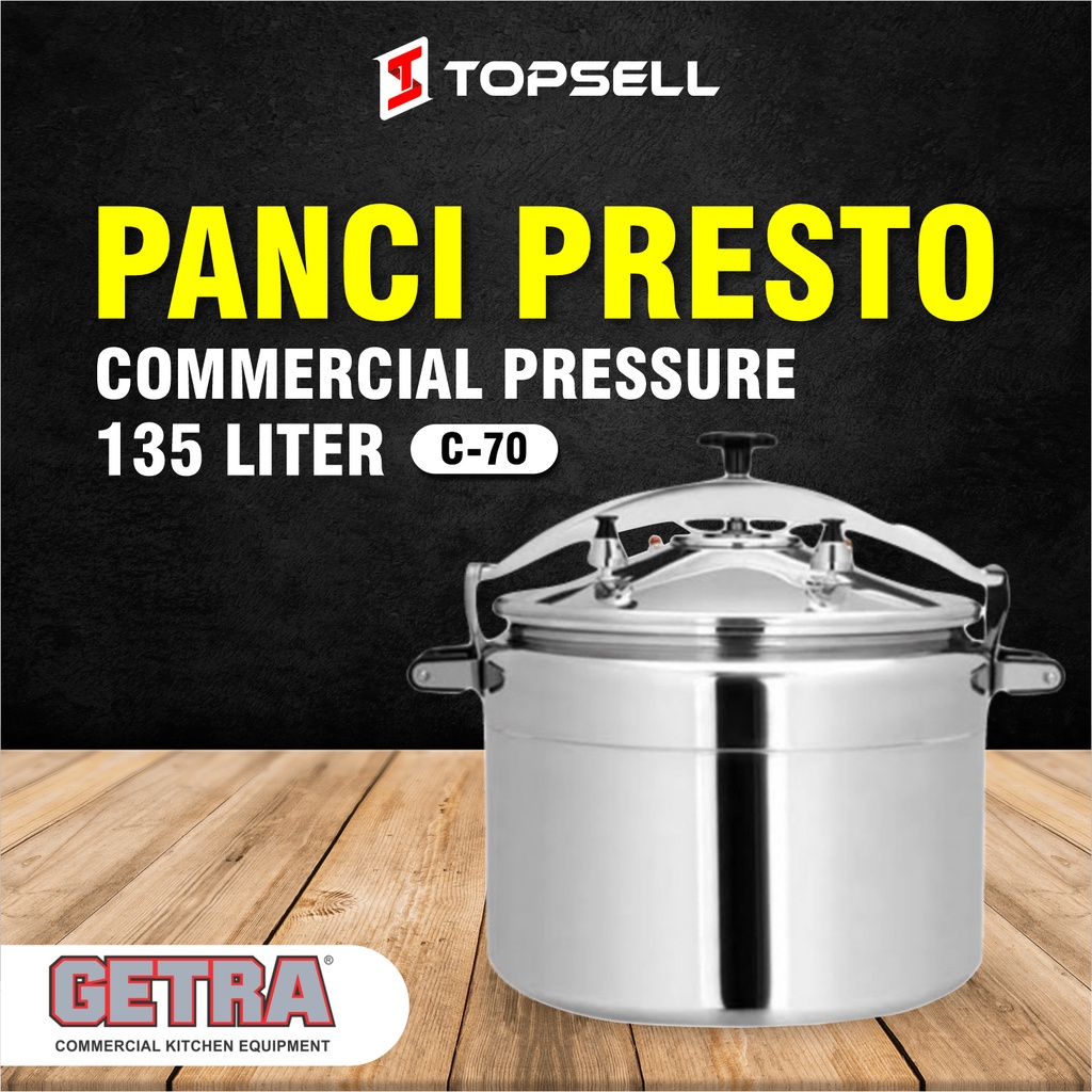 Jual Panci Presto Getra Liter Commercial Pressure Cooker Alumunium C Gratis Ongkir