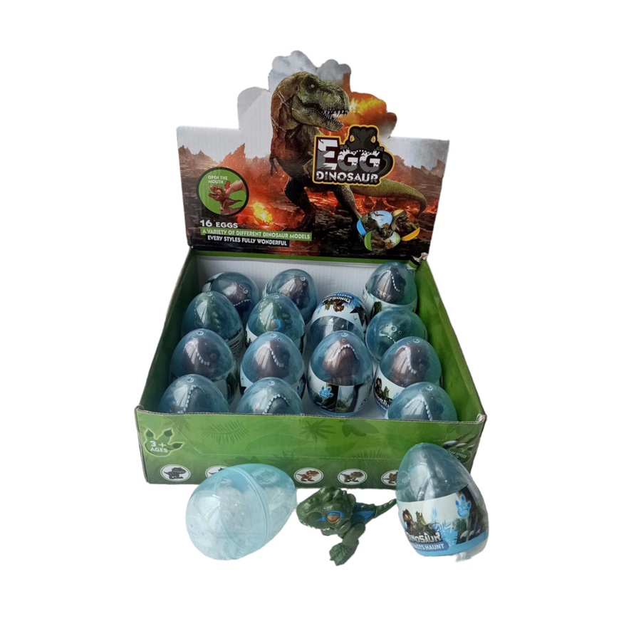 PROMO TERLARIS - Mainan Anak Dinosaur Egg Raptor Dino world figure Telur DINO //mainan edukasi anak //kado mainan anak //mainan murah meriah