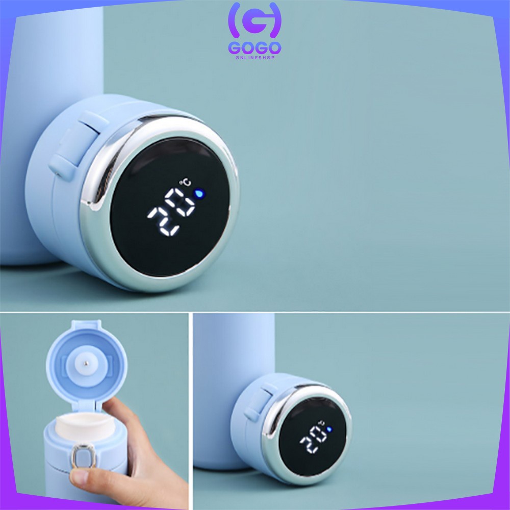 GOGO-C720 Termos Air Panas 420ML Botol Minum Vacuum Flask Digital Led Display Temperatur / Thermos Tumbler Stainless Steel Portabel Import