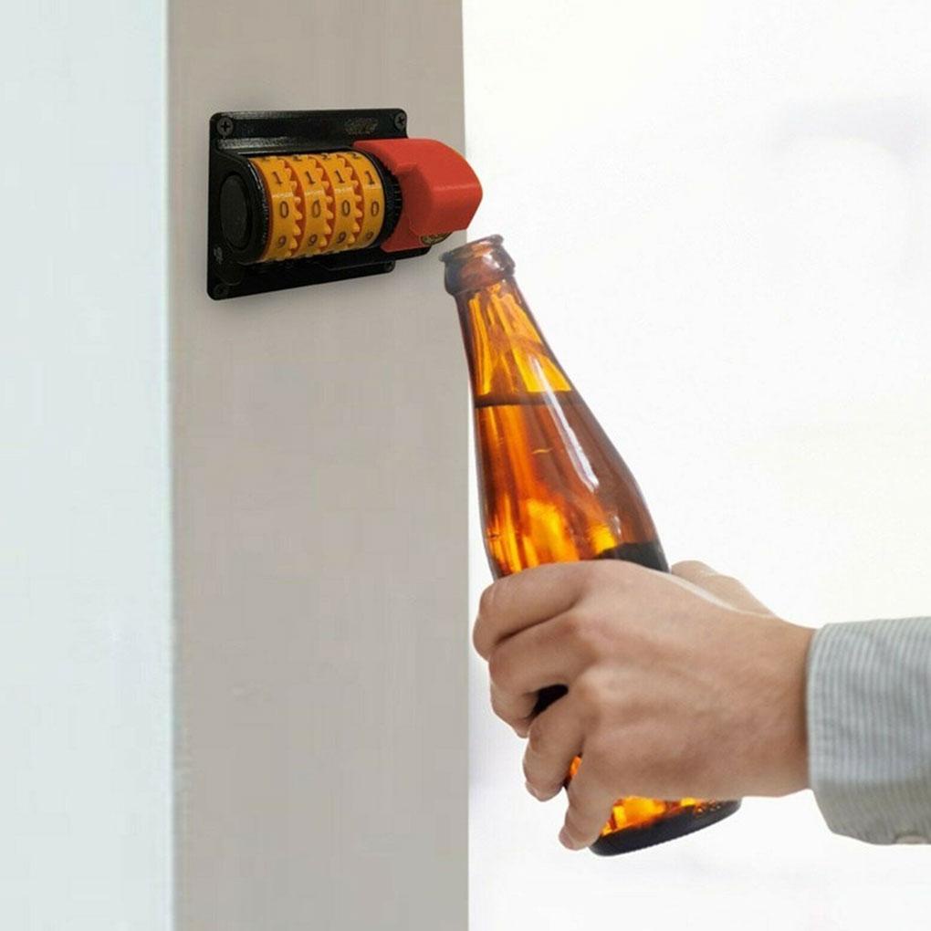 Pembuka Botol Wall Bar Jus Minuman Cap Remover Hemat Tenaga Kerja Restoran Pesta Corkscrew Multifungsi Lid Supply Counter