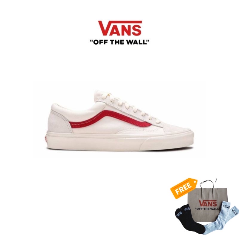 Vans Style 36 Marshmallow Racing Red Original