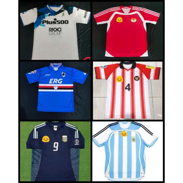 Jersey Timnas Indonesia 2004 Pra Olimpiade/Jersey Timnas 2004/Jersey Sampdoria 2003/2004 Home/Jersey