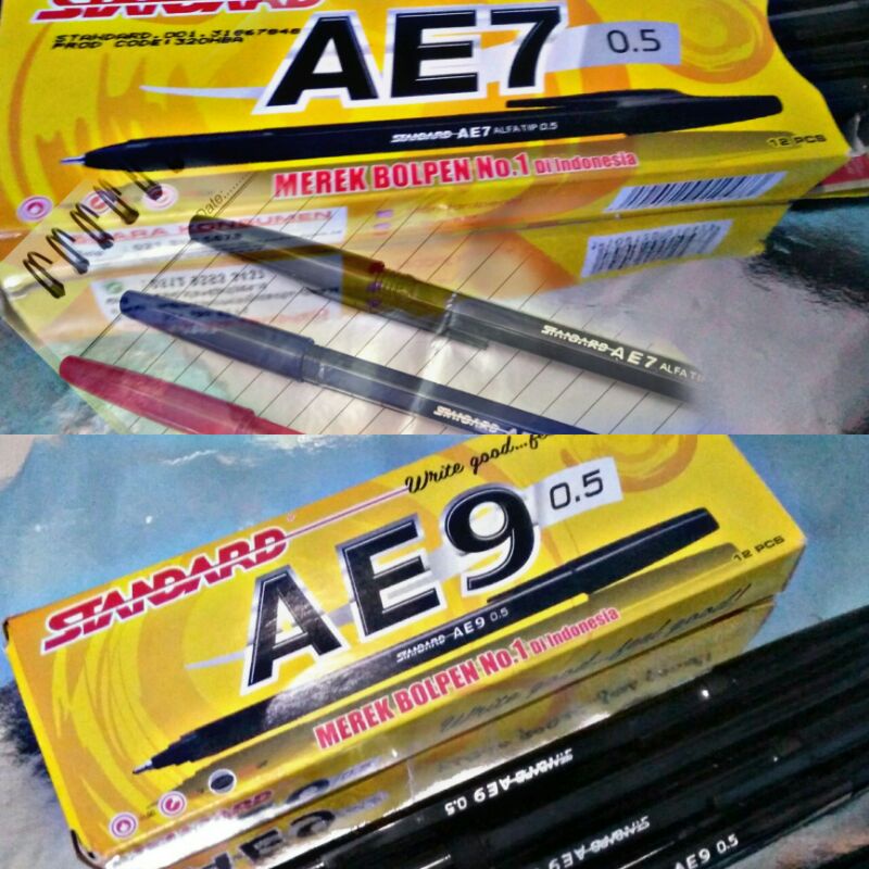 

Pulpen Standard AE7 / Pulpen Standard AE9 0,5mm ( satuan )